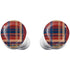 Red and Blue Plaid Galaxy Buds Plus Skin