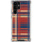 Red and Blue Plaid Galaxy S23 Ultra Clear Case