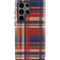 Red and Blue Plaid Galaxy S23 Ultra Pro Case
