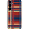 Red and Blue Plaid Galaxy S25 Skin
