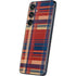 Red and Blue Plaid Galaxy S24 Skin