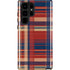 Red and Blue Plaid Galaxy S25 Ultra Impact Case