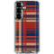 Red and Blue Plaid Galaxy S26 Plus Clear Case