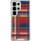 Red and Blue Plaid Galaxy S26 Ultra Clear Case
