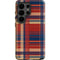Red and Blue Plaid Galaxy S26 Ultra Impact Case