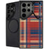 Red and Blue Plaid Galaxy S26 Ultra Kickstand Case