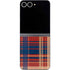 Red and Blue Plaid Galaxy Z Flip6 Skin