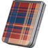 Red and Blue Plaid Galaxy Z Flip6 Skin