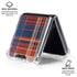 Red and Blue Plaid Galaxy Z Flip6 Clear Case