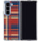 Red and Blue Plaid Galaxy Z Fold5 5G Clear Case