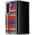 Red and Blue Plaid Galaxy Z Fold5 5G Clear Case