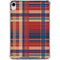 Red and Blue Plaid iPad 11th Gen (2025) Clear Case