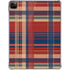 Red and Blue Plaid iPad Pro 11in (2024) Clear Case