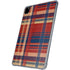 Red and Blue Plaid iPad Pro 11in (2024) Clear Case