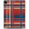 Red and Blue Plaid iPad Cases