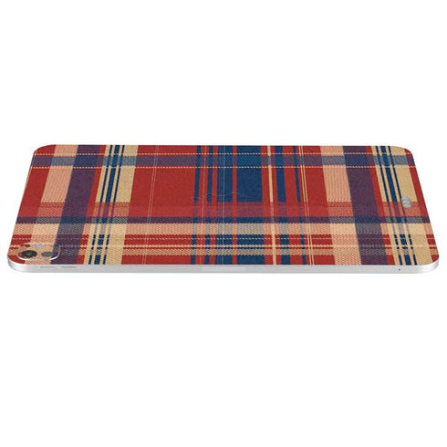 Red and Blue Plaid iPad Pro 13in M4 (2024) Skin