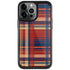 Red and Blue Plaid iPhone Cases