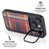 Red and Blue Plaid iPhone 15 Plus Kickstand Case
