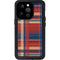 Red and Blue Plaid iPhone 15 Pro Waterproof Case