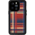 Red and Blue Plaid iPhone 15 Pro Waterproof Case