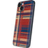 Red and Blue Plaid iPhone 15 Skin