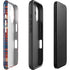 Red and Blue Plaid iPhone 16 Impact Case