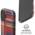 Red and Blue Plaid iPhone 16 Plus Magsafe Impact Case