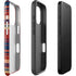 Red and Blue Plaid iPhone 16 Pro Impact Case