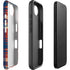 Red and Blue Plaid iPhone 16e Impact Case