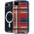 Red and Blue Plaid iPhone 16e MagSafe Case