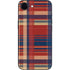 Red and Blue Plaid iPhone 16e Skin