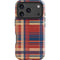 Red and Blue Plaid iPhone 18 Pro Impact Case