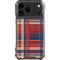 Red and Blue Plaid iPhone 18 Pro Max Clear Case
