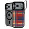 Red and Blue Plaid iPhone 18 Pro Max Kickstand Case