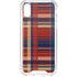 Red and Blue Plaid iPhone XS Clear Case