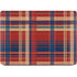 Red and Blue Plaid Apple MacBook Air Skin