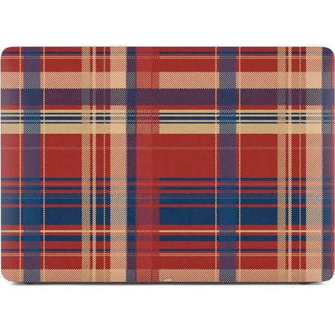 Red and Blue Plaid Apple MacBook Pro 16-inch Skin