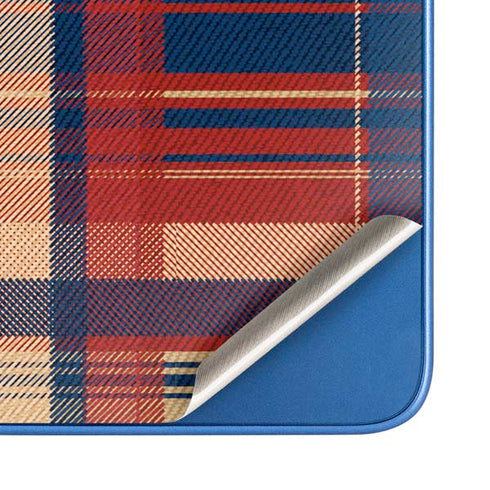 Red and Blue Plaid Moto G Play 4G (2024) Skin