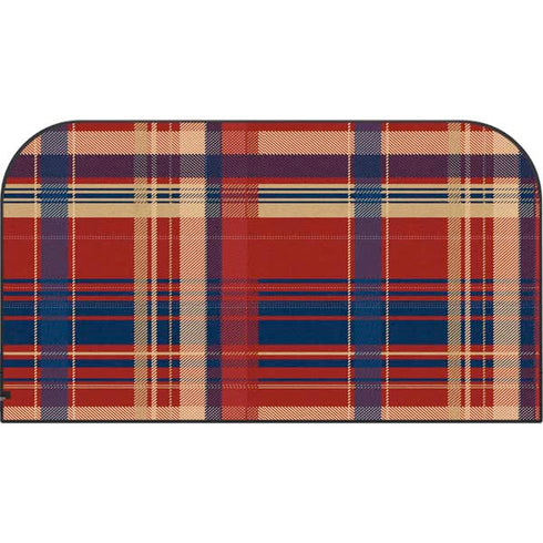 Red and Blue Plaid Nintendo Switch 2 (2025) with Joy-Con Skin