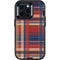 Red and Blue Plaid Otterbox Defender iPhone Skin