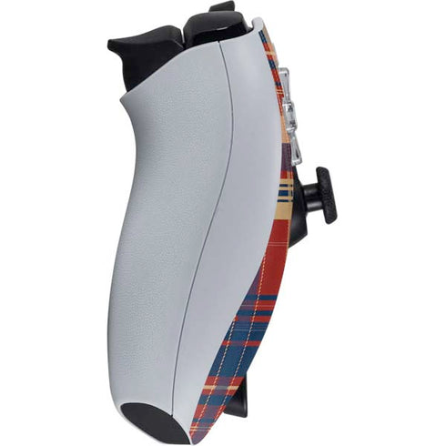 Red and Blue Plaid PlayStation Portal Remote Player Skin