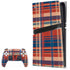 Red and Blue Plaid PS5 Pro Bundle Skin
