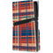 Red and Blue Plaid PS5 Pro Disk Console Skin