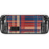 Red and Blue Plaid Steam Deck Handheld Gaming Computer Skin