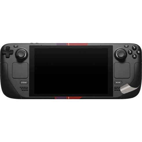 Red and Blue Plaid Steam Deck Handheld Gaming Computer Skin