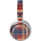 Red and Blue Plaid Surface Headphones Skin