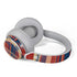 Red and Blue Plaid Surface Headphones Skin