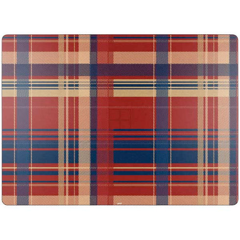 Red and Blue Plaid Surface Laptop 7 15in Skin