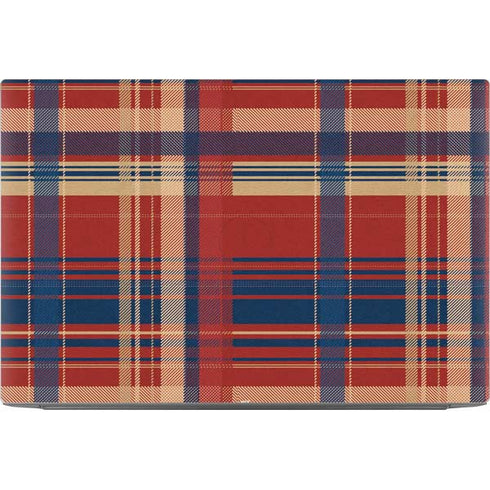 Red and Blue Plaid Dell XPS Skin