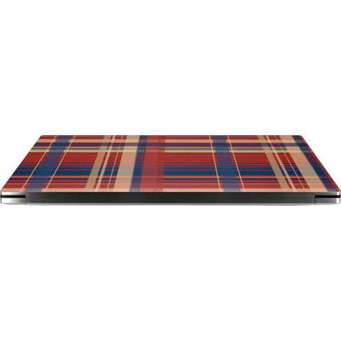 Red and Blue Plaid Dell XPS Skin